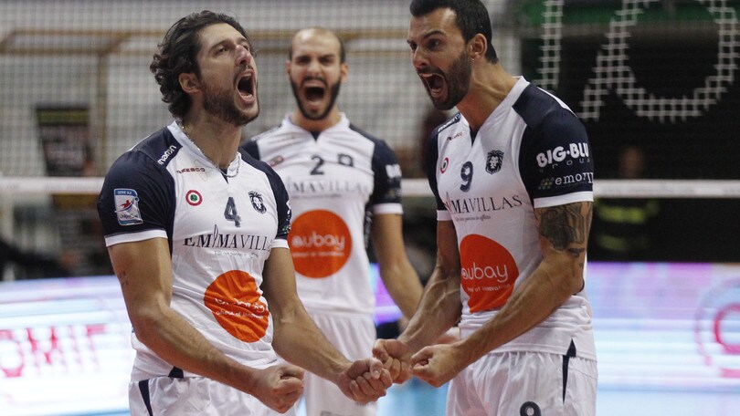 Volley: A2 Maschile, Girone Bianco Siena travolgente contro Alessano