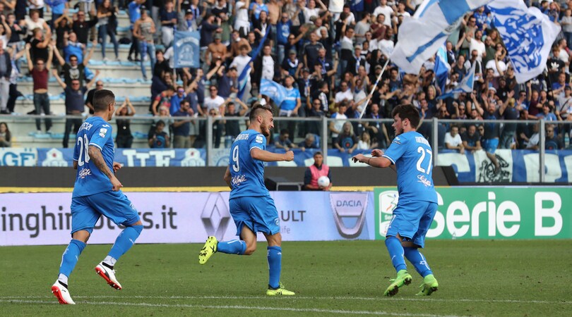 Il Bari batte in rimonta l'Avellino, Empoli ok. Pari tra Palermo e Parma