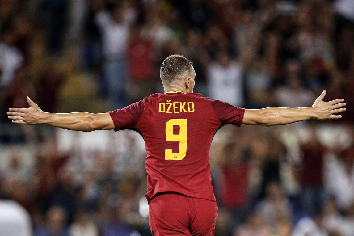 Roma, micidiale Dzeko: numeri da trascinatore