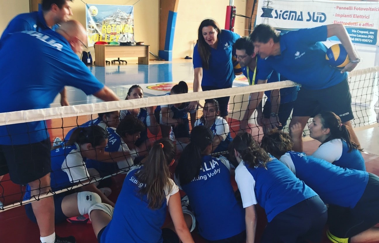 Sitting Volley: la nazionale femminile in ritiro a Villa San Giovanni