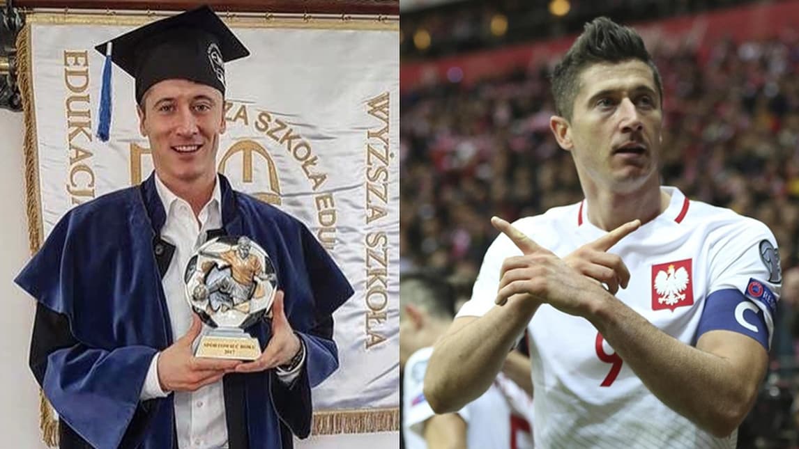 Lewandowski si laurea e scatena l'ironia dei polacchi