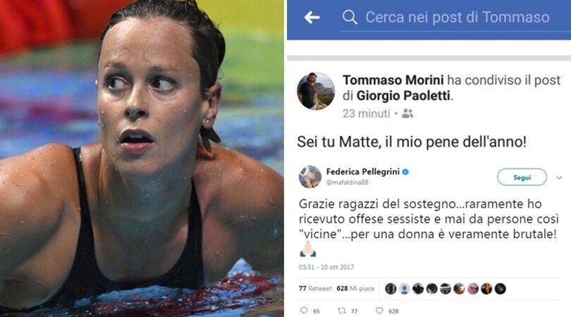 Nuoto, Federica Pellegrini furiosa con Morini jr: «Offese sessiste»