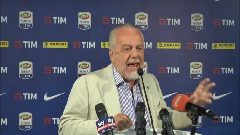 De Laurentiis: "Figc non andrà mai contro Infront"