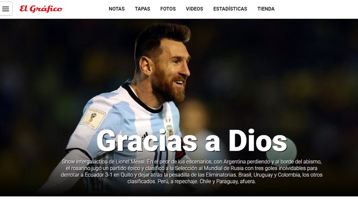 Argentina, rassegna stampa: tutti pazzi per Messi