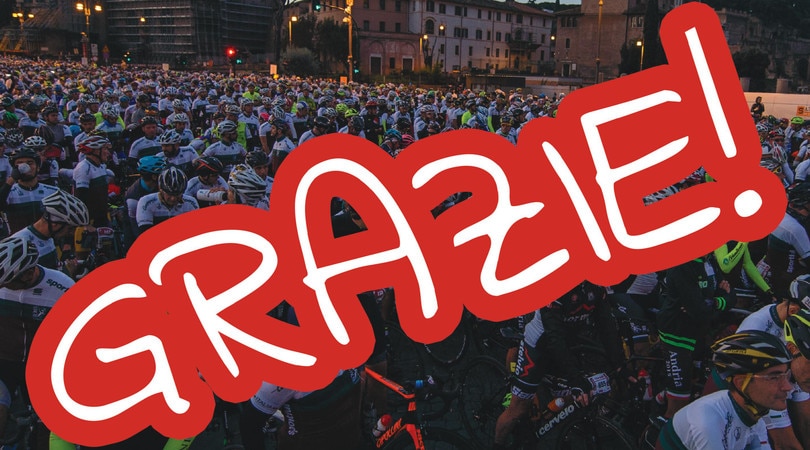 Grazie! E arrivederci a Roma il 27 maggio 2018