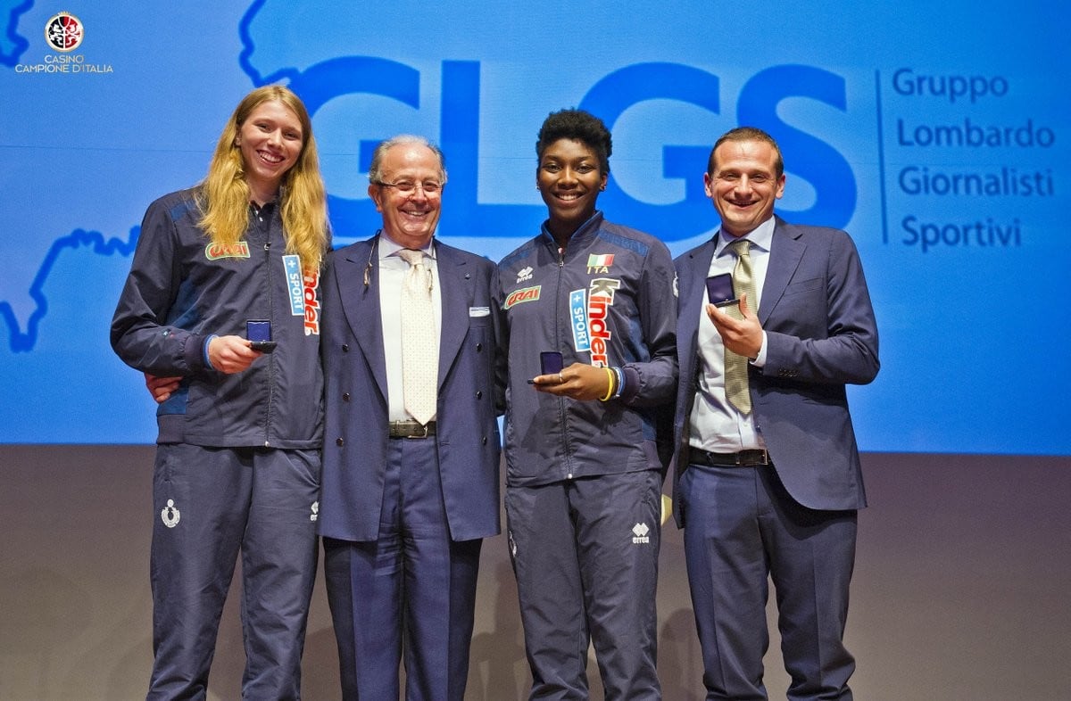 Volley: Le campionesse del Mondo U.18 premiate dall'USSI Lombardia
