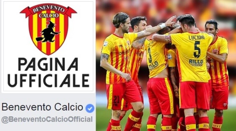 Benevento, flop in Serie A ma è boom social: è quinto in Europa