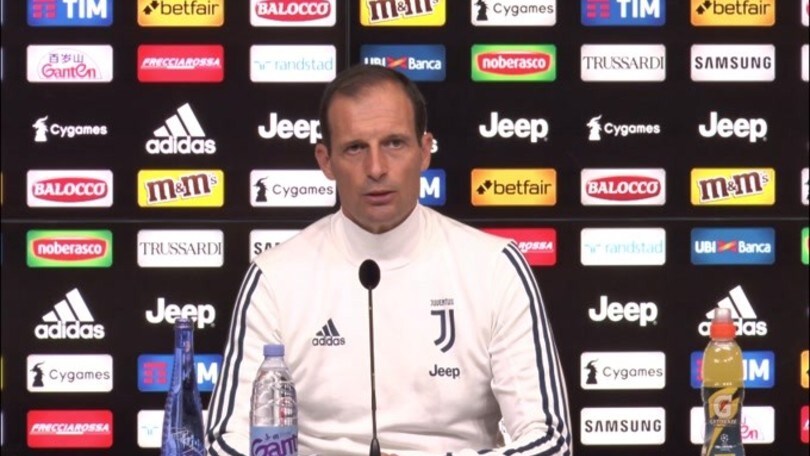 Allegri: "Vietato concedere campo e ripartenze"