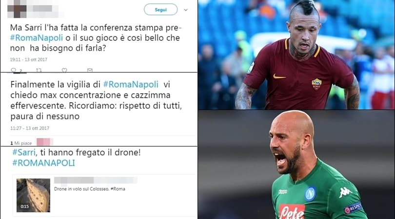 Sfottò e ansia: ecco come i tifosi di Roma e Napoli si preparano al big match