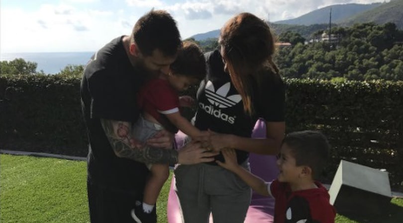 Messi papà per la terza volta: l'annuncio di Antonela Roccuzzo