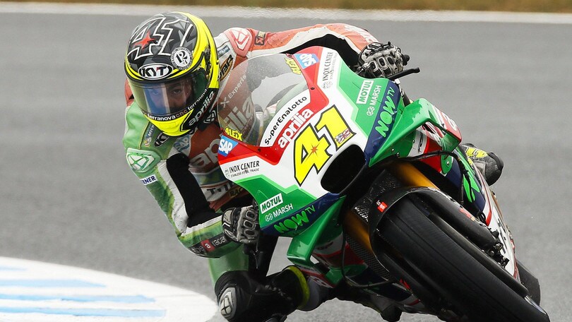MotoGp Aprilia, Espargarò: «Sono deluso dal settimo posto»