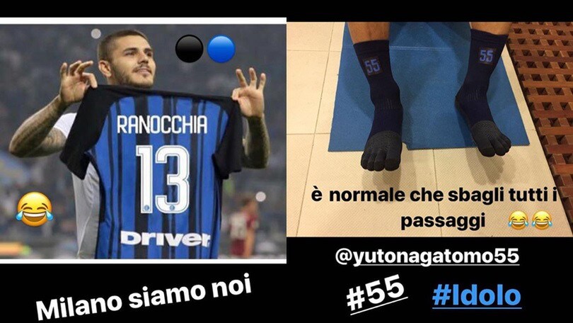 Il post-derby è social: Perisic prende in giro Ranocchia e Nagatomo