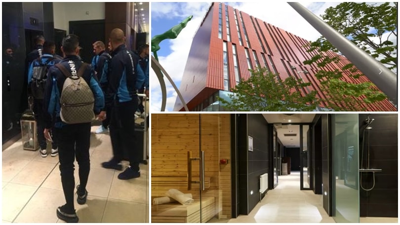 Il Napoli sbarca a Manchester: ecco l'albergo degli azzurri