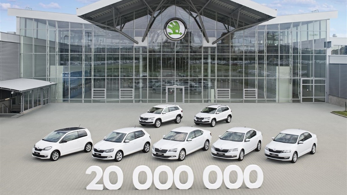 Skoda festeggia 20 milioni di auto prodotte