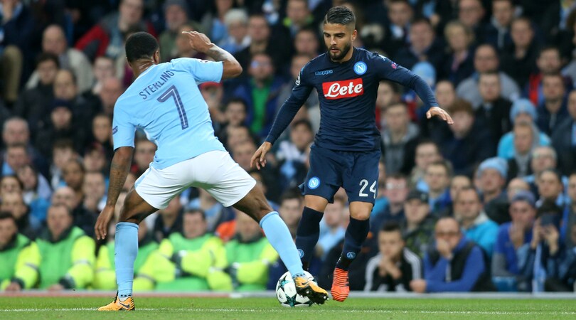 Napoli: Insigne, uscita precauzionale per un problema fisico