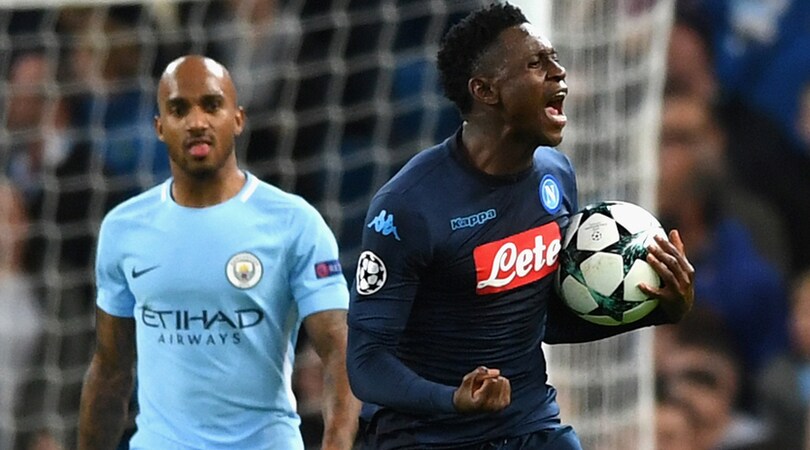 Champions League, City-Napoli 2-1: Sterling, Jesus e Diawara