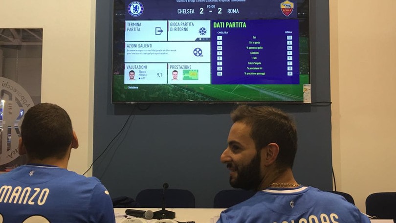 A Fifa 18 Chelsea-Roma finisce 2-2: che pareggio al 90'!