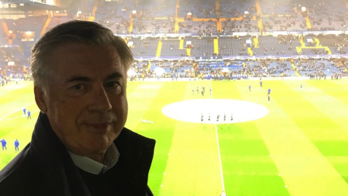 Chelsea-Roma, c'è anche Ancelotti a Stamford Bridge