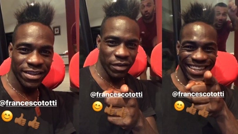 Nizza-Lazio, Balotelli a Totti: «Francè, tifi per me?»