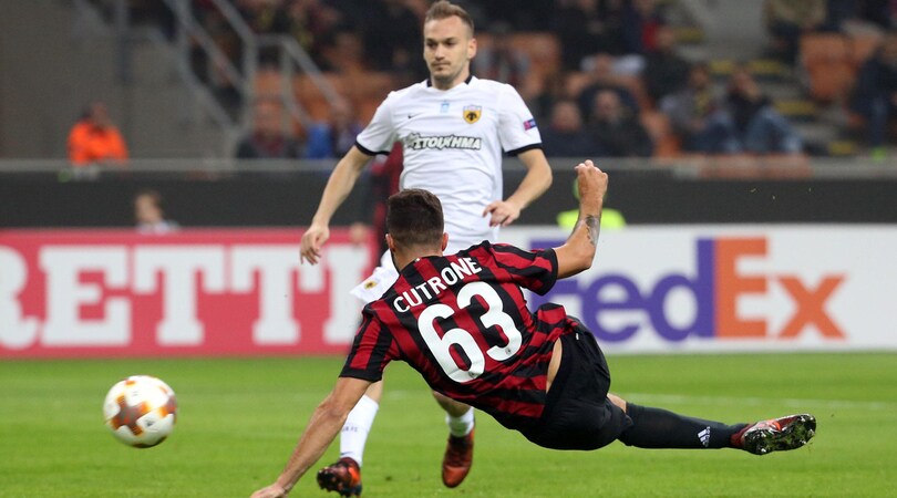 Europa League, Milan-Aek: le emozioni del match