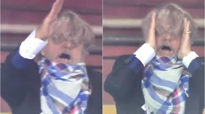 Sampdoria-Crotone, Ferrari segna e Ferrero balla la macarena