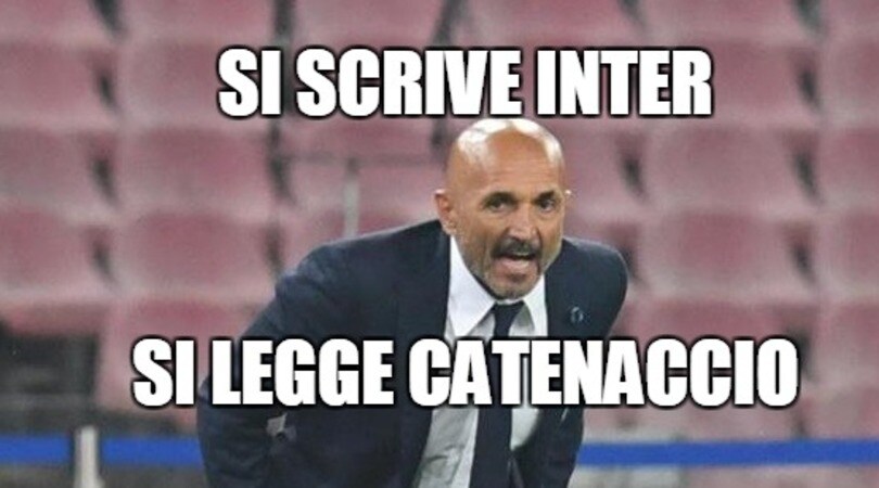 Inter, Spalletti catenacciaro o mago della tattica: il web si divide