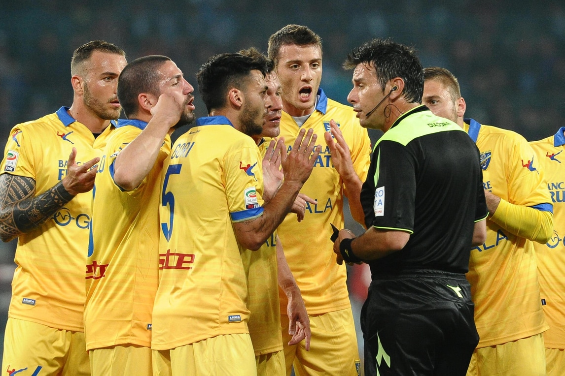 Serie B, un turno di stop a Brighenti del Frosinone