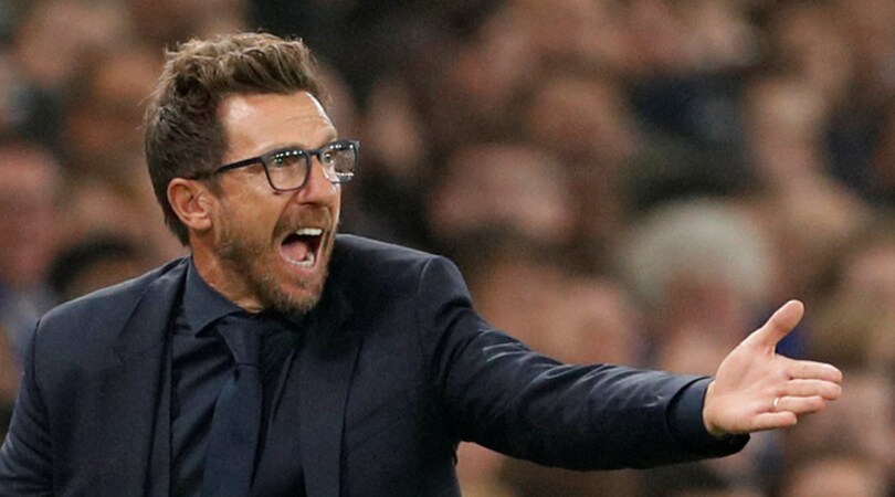Roma, Di Francesco: «C'è rammarico, se giochi così devi vincerla»