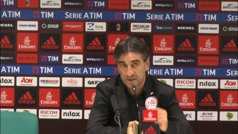 Juric: "Il Milan non sta male"