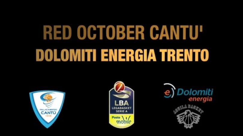Red October Cantù-Dolomiti Energia Trento