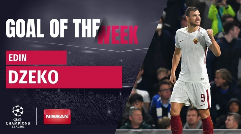 Champions League, è di Dzeko il gol più bello della giornata