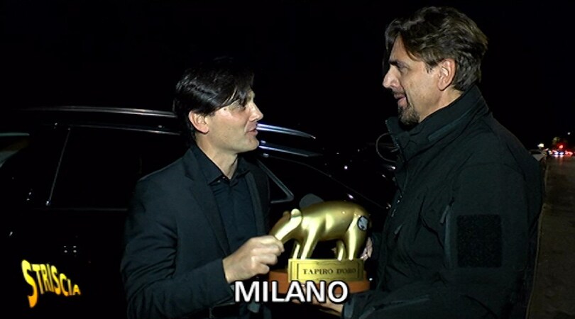 Milan, Tapiro d'Oro a Montella: «Mi porterà fortuna»
