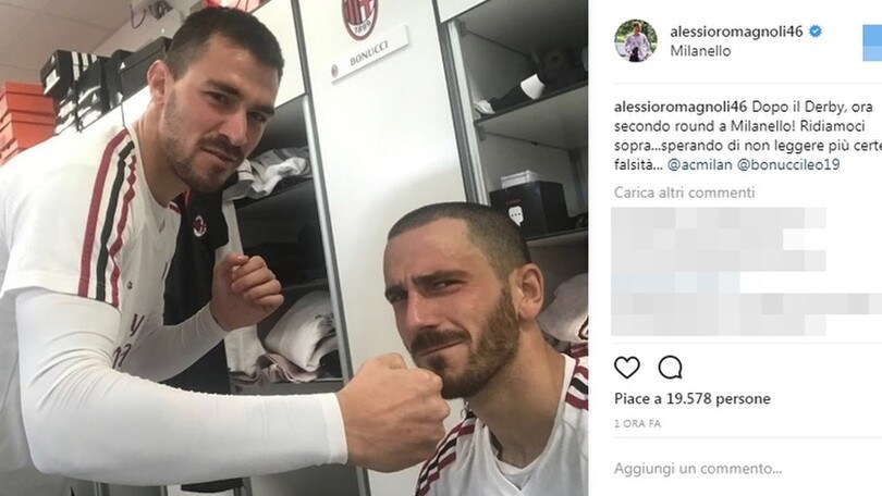 Milan, lite con Bonucci? Romagnoli ci scherza su