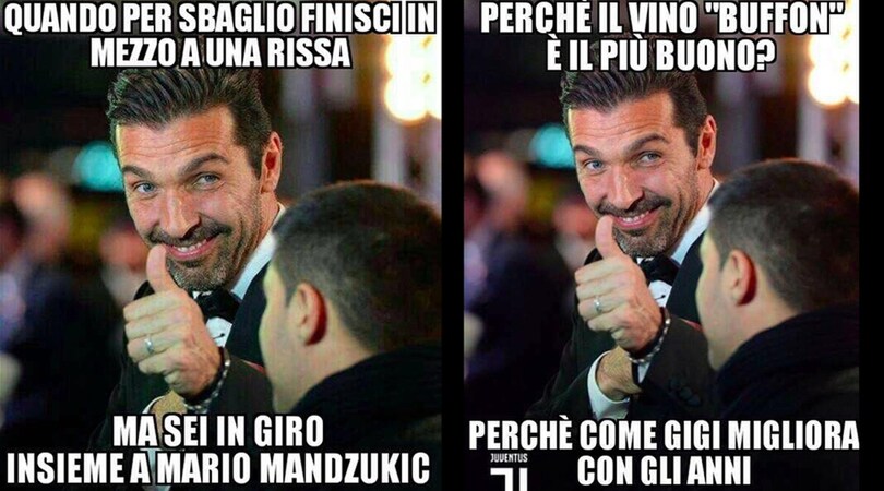 Juventus, Buffon ringrazia i tifosi e diventa un...meme