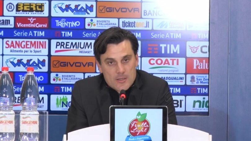 Montella: "La società è vicina, mi sostiene e mi incoraggia"