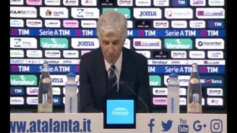 Gasperini: "Primo tempo a rischio, meglio la ripresa"