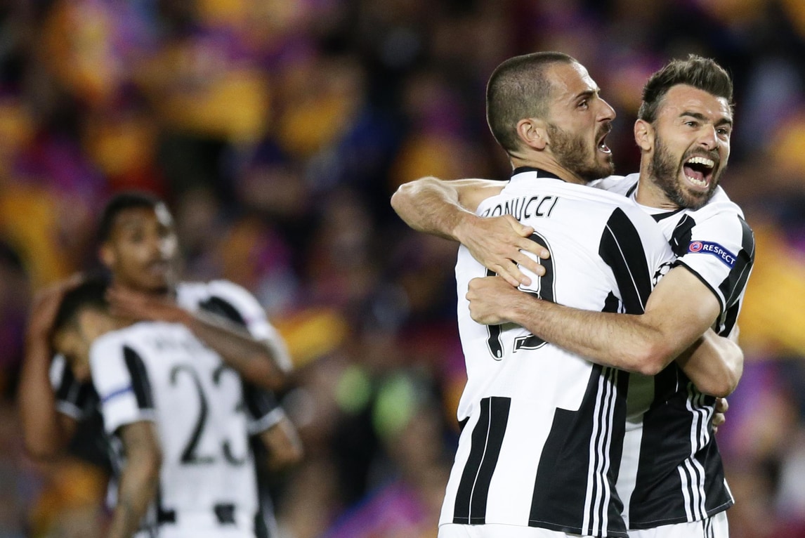 Milan-Juventus, Barzagli: «Mi dispiace che non ci sia Bonucci»