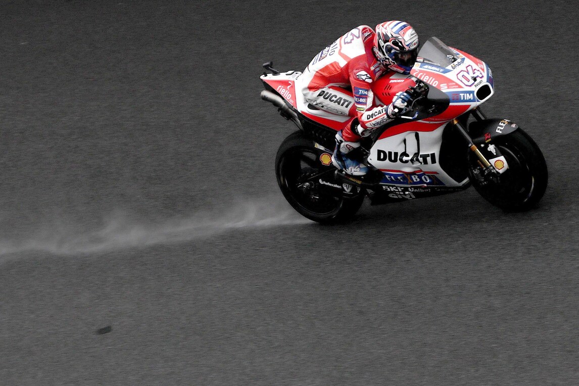 MotoGp Malesia, Dovizioso: «Sul bagnato andiamo molto bene»