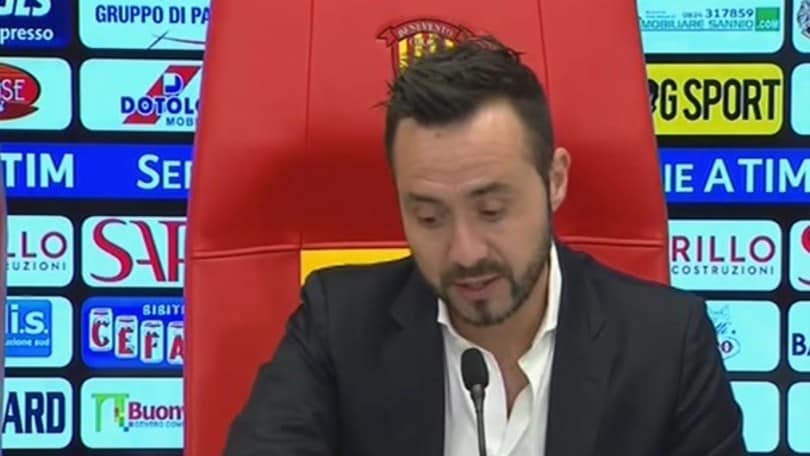De Zerbi: "Non so se ho fatto una str** ad accettare, ma io ci credo"