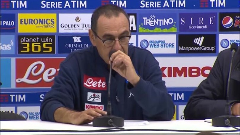 Sarri: "La squadra sta bene, i numeri sono di buon livello"