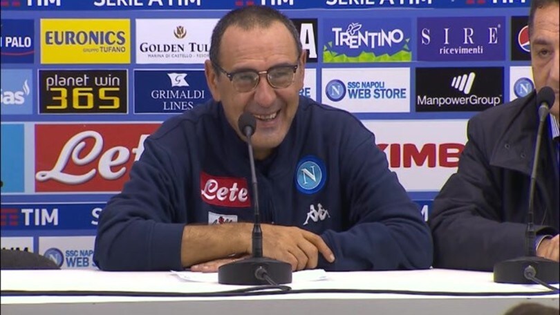 Sarri: "Sai una sega tu di cosa di cosa dico io negli spogliatoi..."