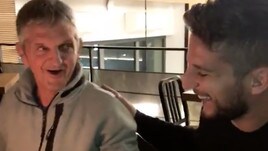 Mertens, che festa per il compleanno del papà!