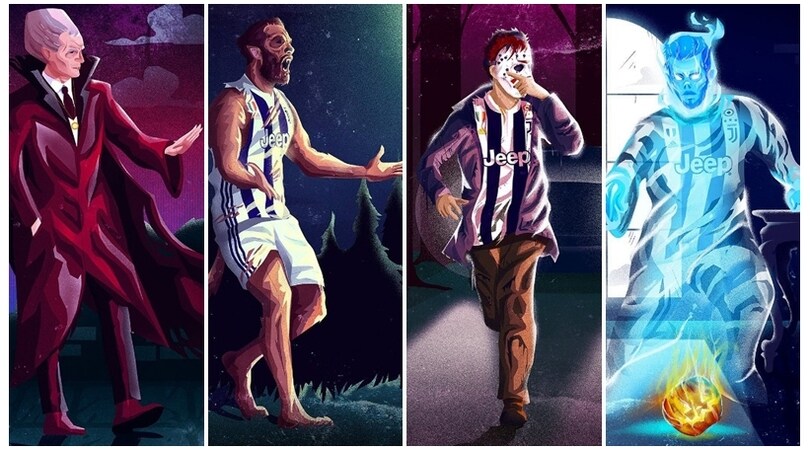 Halloween Juventus, una squadra mostruosa