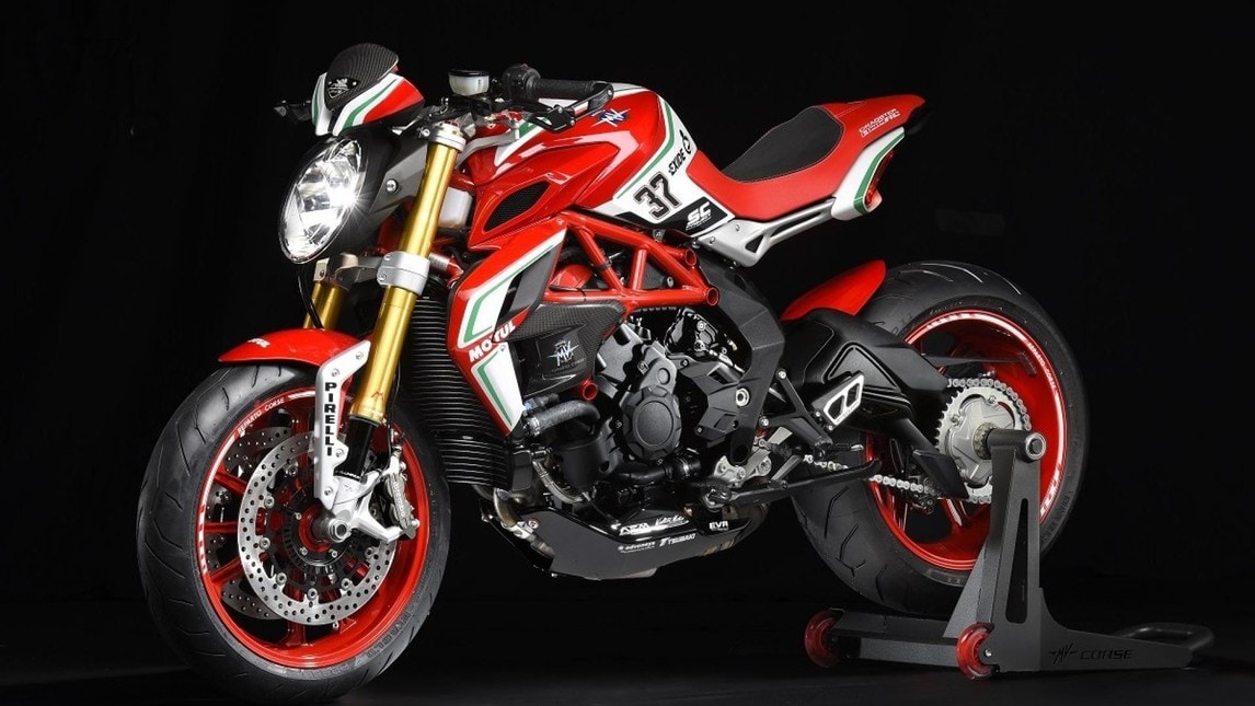 MV Agusta Dragster 800 RC, accento sportivo
