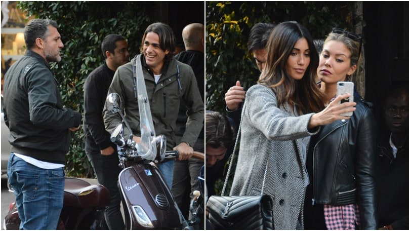 Matri-Vieri, che incontro a Milano: e la Nargi scatta un selfie!