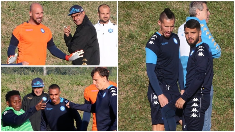 Il Napoli aspetta il City divertendosi sul campo