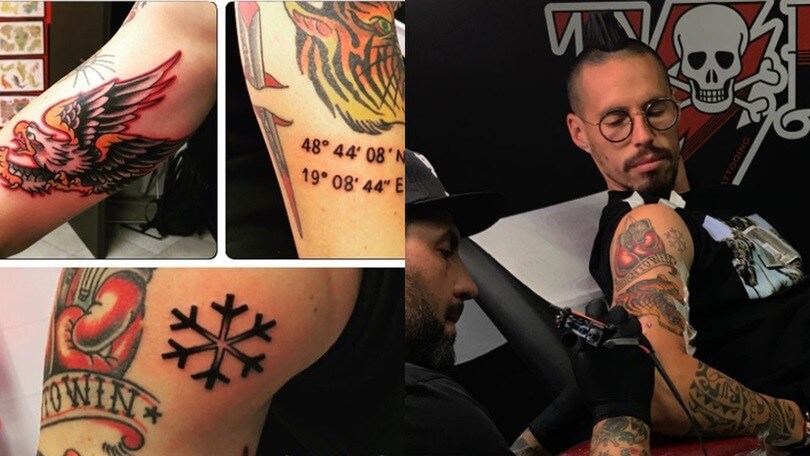 Tre nuovi tatuaggi per Hamsik. E uno prenotato