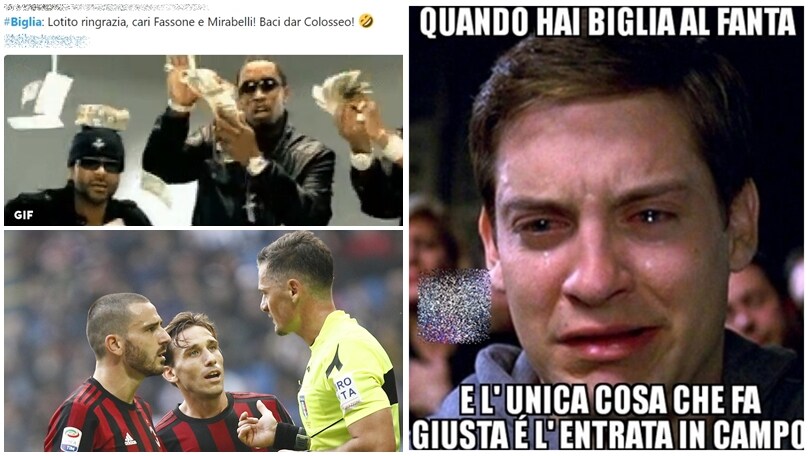 Il Milan perde Biglia per infortunio e i social non perdonano