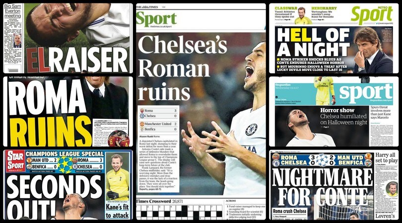 Chelsea, i giornali inglesi sparano a zero: «Lo show horror di Conte»