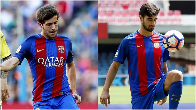 Barcellona, Sergi Roberto e Andrè Gomes saltano la Juventus